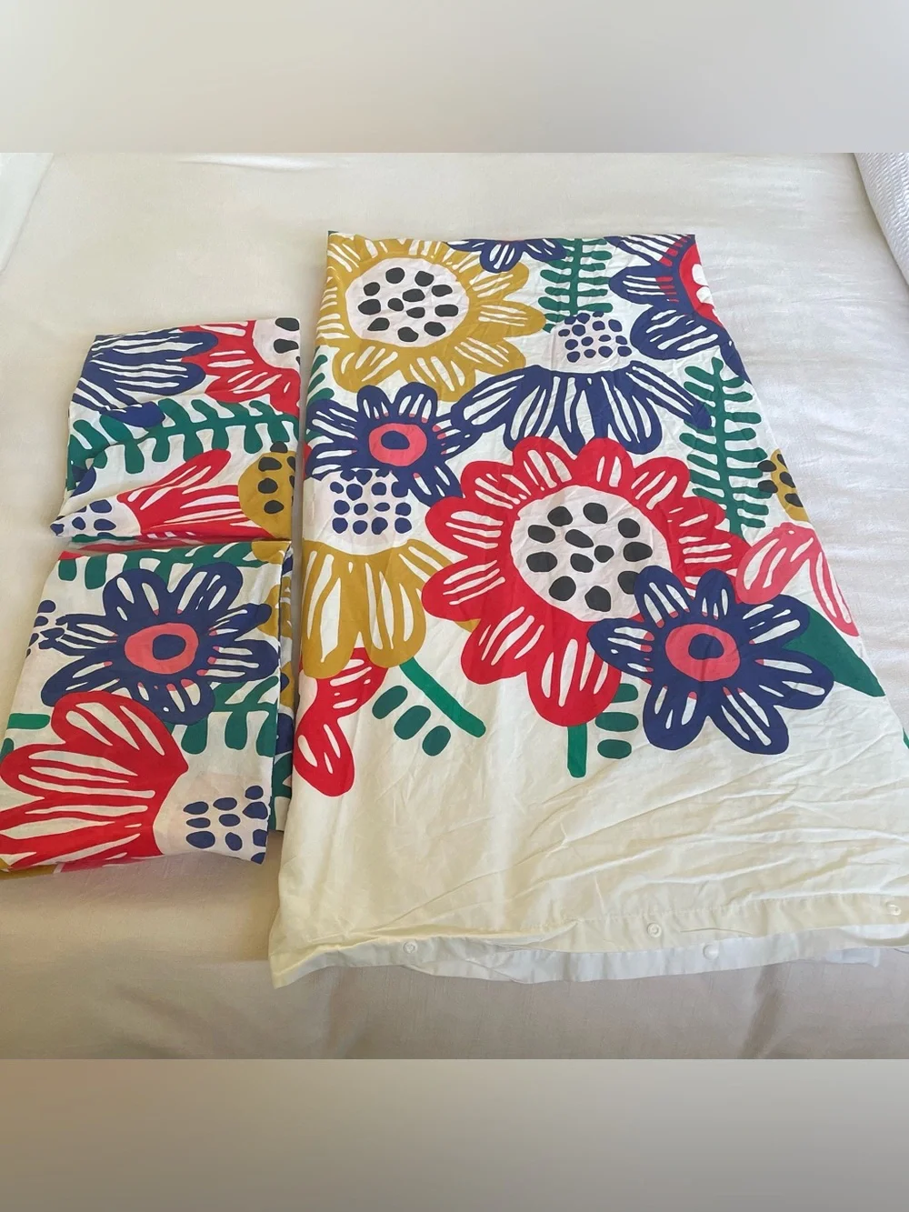 IKEA Sommaraster Full Duvet Cover and Pillowcases Discontinued